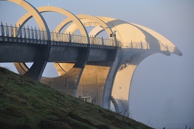 Falkirk Wheel in Scotland